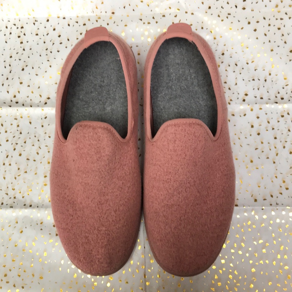 allbirds Tui Light Red Wool Lounger shoes